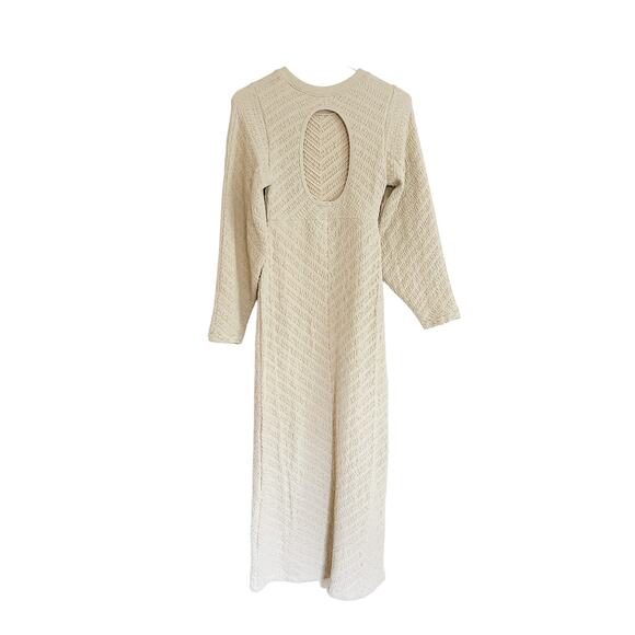 Free People Gabby Seamless Midi Dress Ivory - Picture 7 of 10